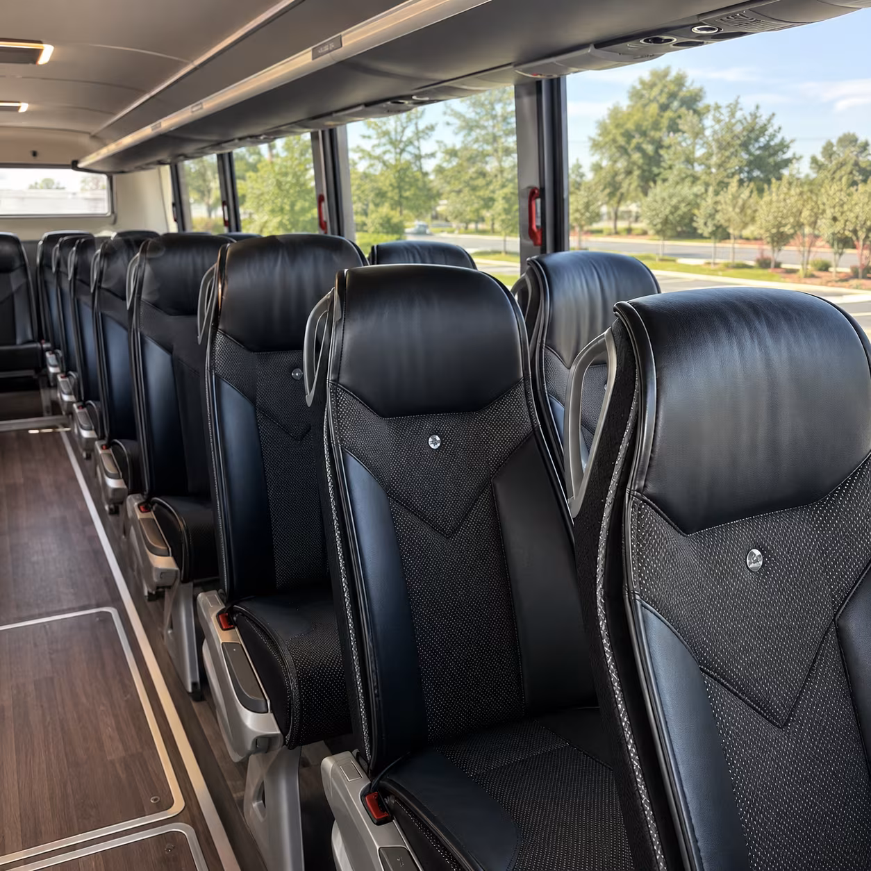 miramar charter bus interior