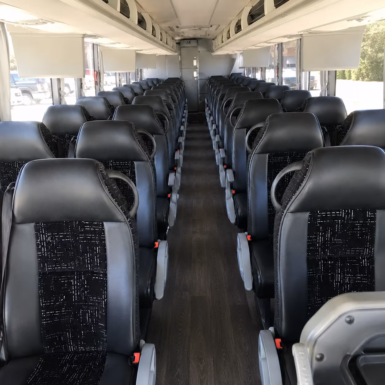 tamarac charter bus rental interior
