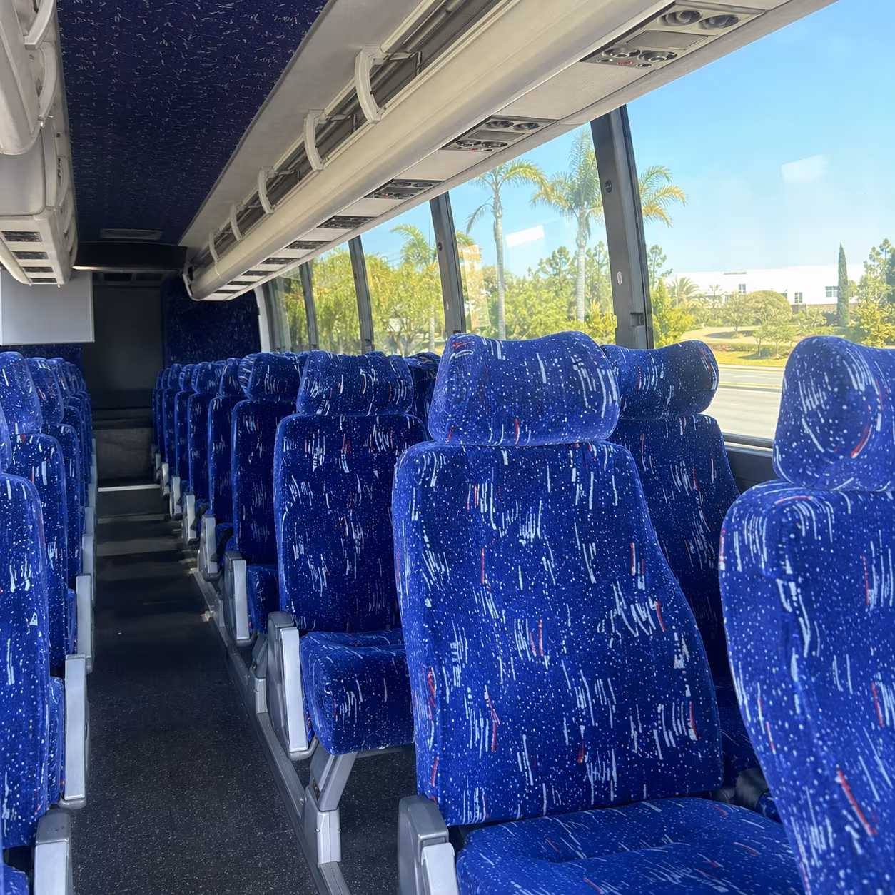 weston charter bus rental inside